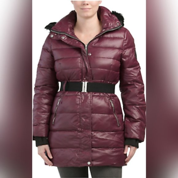 ugg belted down parka